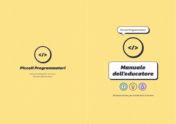 Prima pagina di «Manuale dell'educatore»