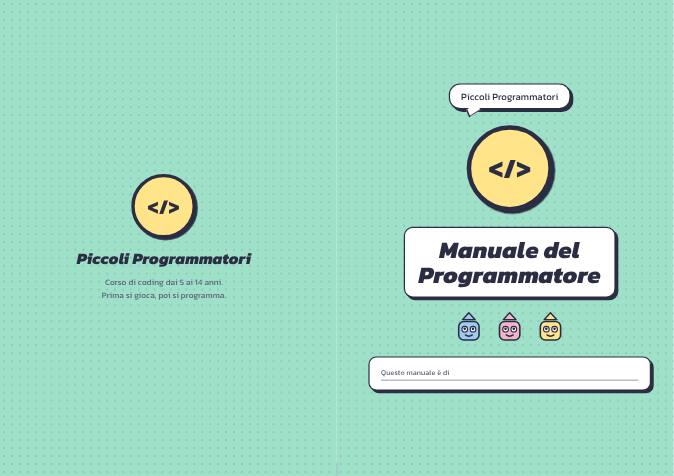 Prima pagina di «Manuale del Programmatore»